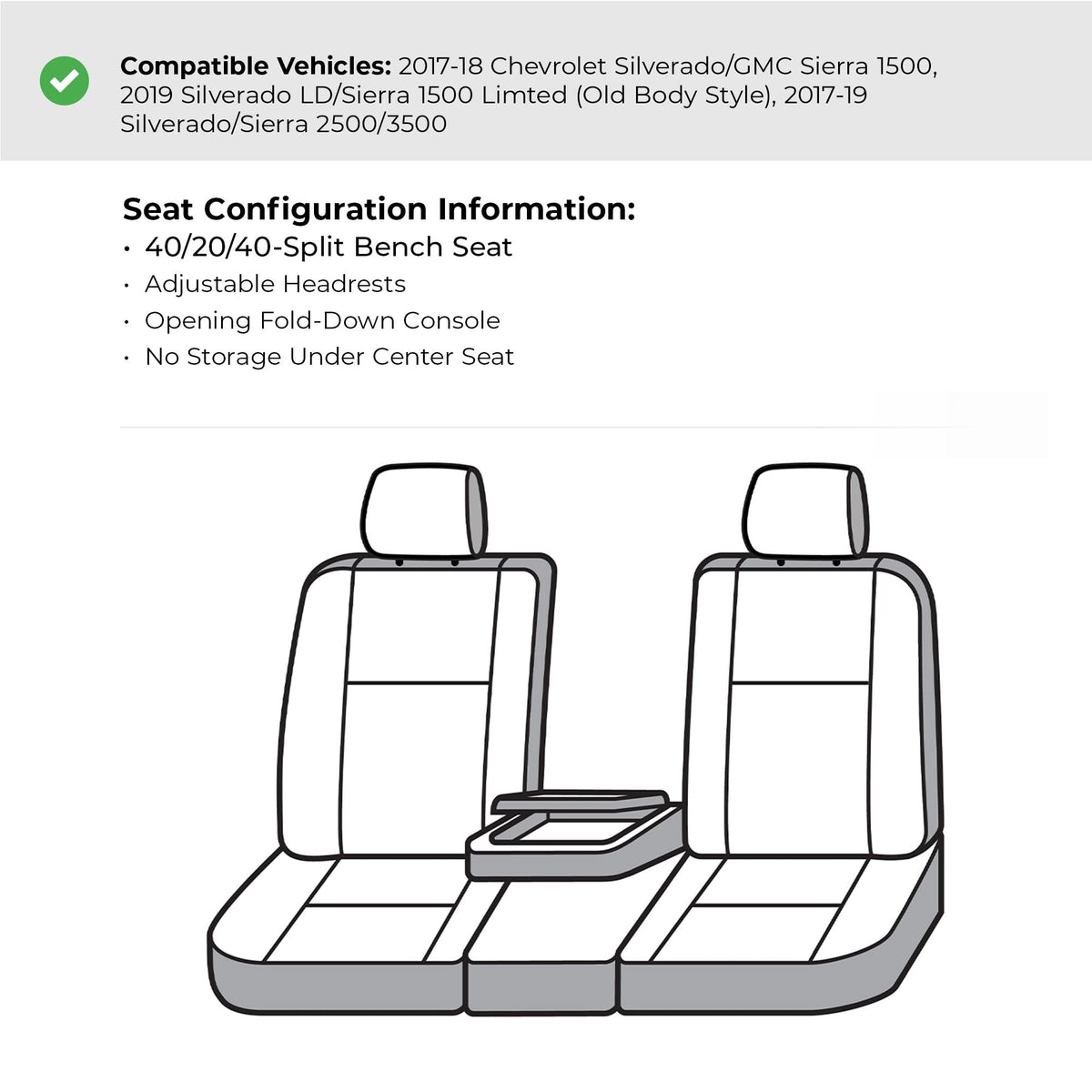 COVERCRAFT SSC3458CAGY Covercraft SSC3458CAGY CHEV SILV 1500 CARHARTT GRAY