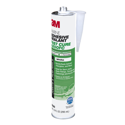 3M 06564 3M Marine Adhesive/Sealant Fast Cure 4200, 06564, Black, 1/10 Gallon