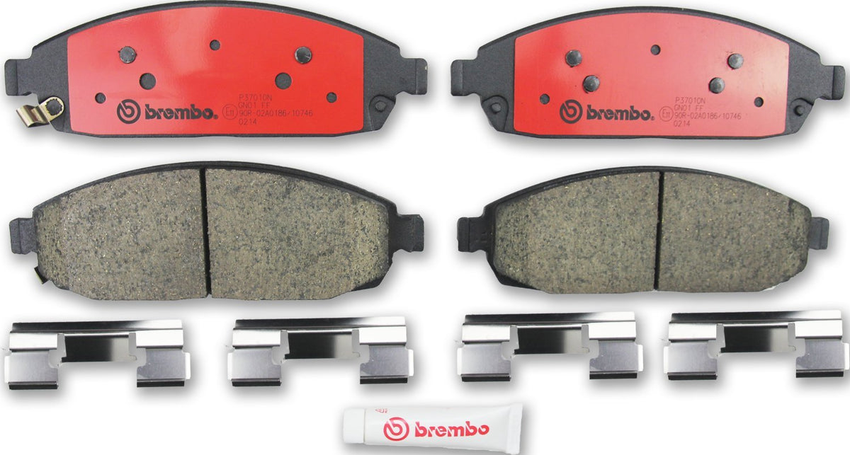 BREMBO P37010N Brembo P37010N Premium Ceramic Front Disc Brake Pad Set JEEP OE# K05080868AC