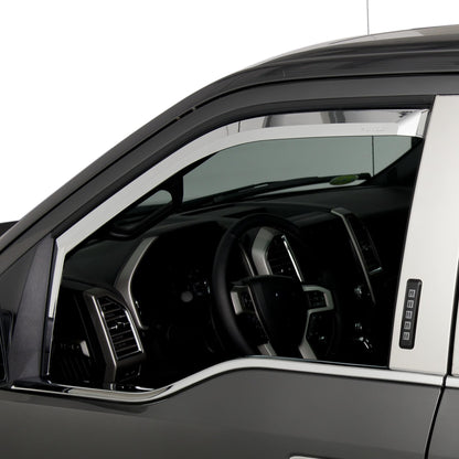 PUTCO 480065 Putco 480065 Element Chrome Window Visor in Channel 4pc