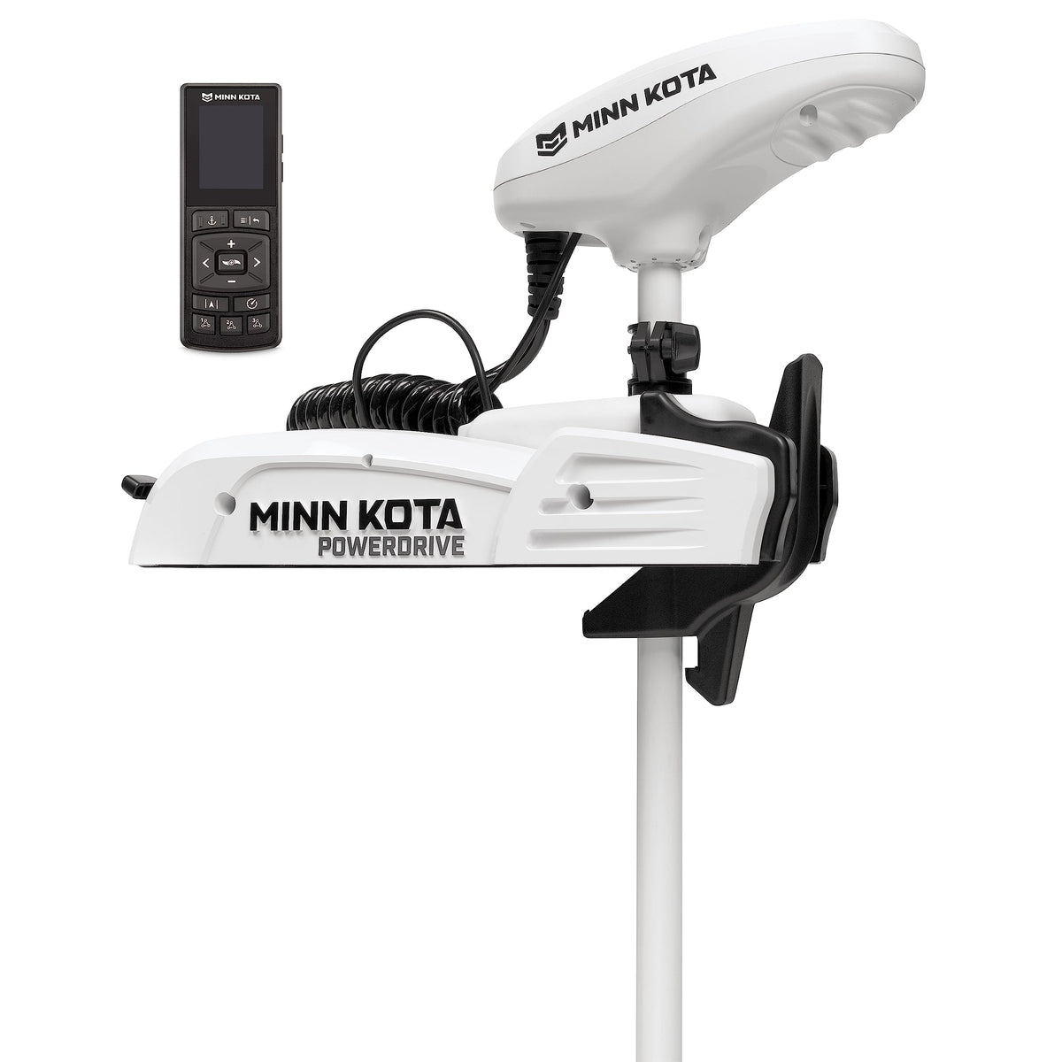 MINN KOTA 1363576 Minn Kota Riptide PowerDrive Bow-Mount Electric Trolling Motor with Wireless Remote – 55 Lb. Thrust, 54 In. Shaft, Saltwater