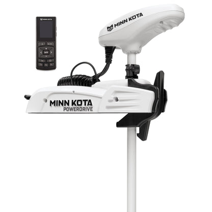 MINN KOTA 1363576 Minn Kota Riptide PowerDrive Bow-Mount Electric Trolling Motor with Wireless Remote – 55 Lb. Thrust, 54 In. Shaft, Saltwater