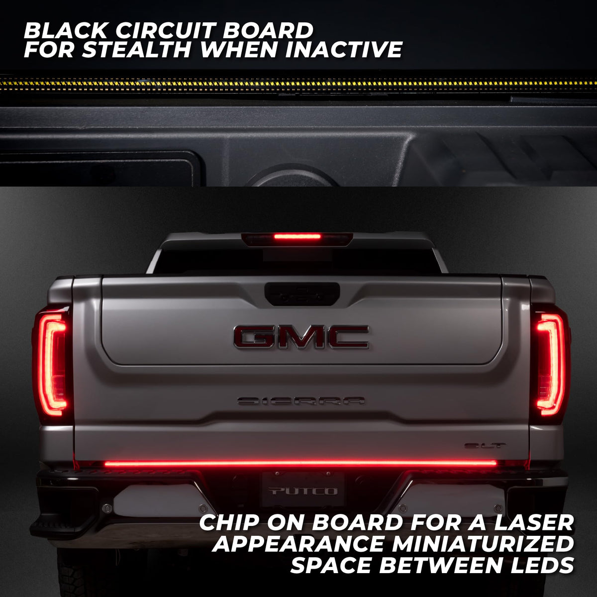 Putco 9211960-43 Putco 60" Blade LED Tailgate Light Bar Red/Amber/White LEDs & Plug-N-Play Quick Connect Harness - Fits RAM LD 1500 2025-2027