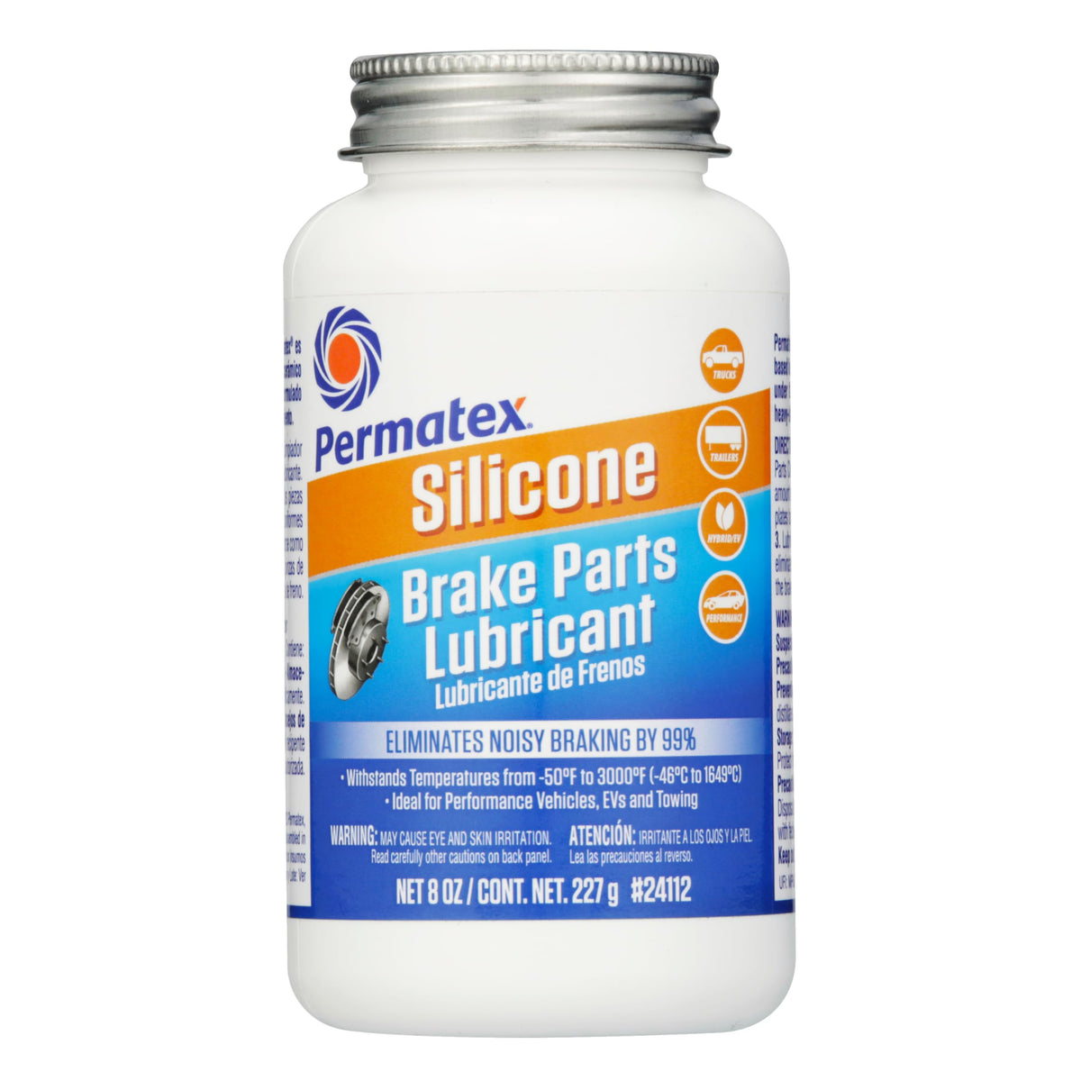 PERMATEX 24112 Permatex 24112 PX SILICONE BRAKE LUBE 8 OZ
