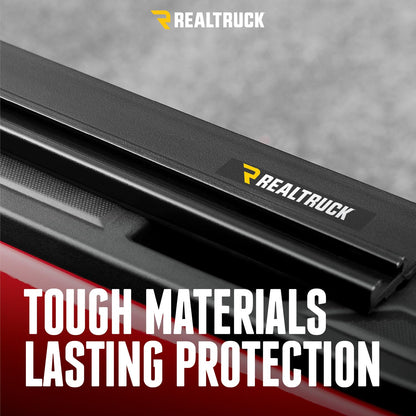 TRUXEDO 1118414 RealTruck TruXedo Elevate TS Rails | 1118414 | Fits Jeep Gladiator & Ford Maverick (50" Rail Length) | RAILS & Cleats Only, black