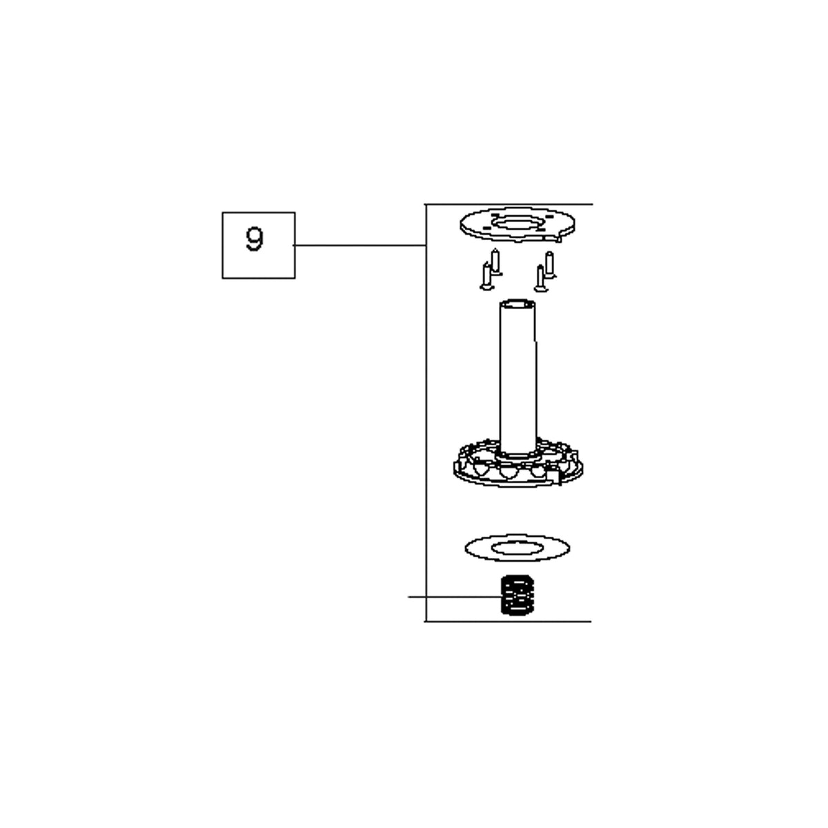 WINEGARD RP-6300 Winegard RP-6300 DIRECT HANDLE REPL(WHITE)