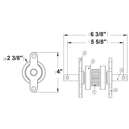 AP PRODUCTS 014-281331 AP Products (014-281331 Replacement Part for Slide-Out Gear Pack