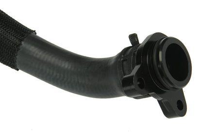 URO Parts 11537598234PRM Cooolant Hose, Metal Connector vs OEM Plastic