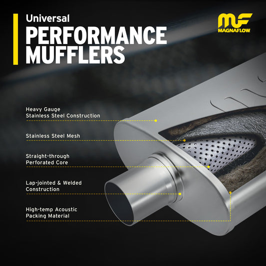 MAGNAFLOW 11229 MagnaFlow Performance Exhaust Muffler 11229