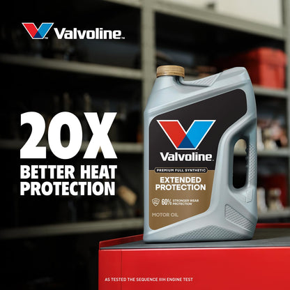 VALVOLINE 891680 Valvoline Extended Protection Full Synthetic Motor Oil SAE 5W-20 1 QT