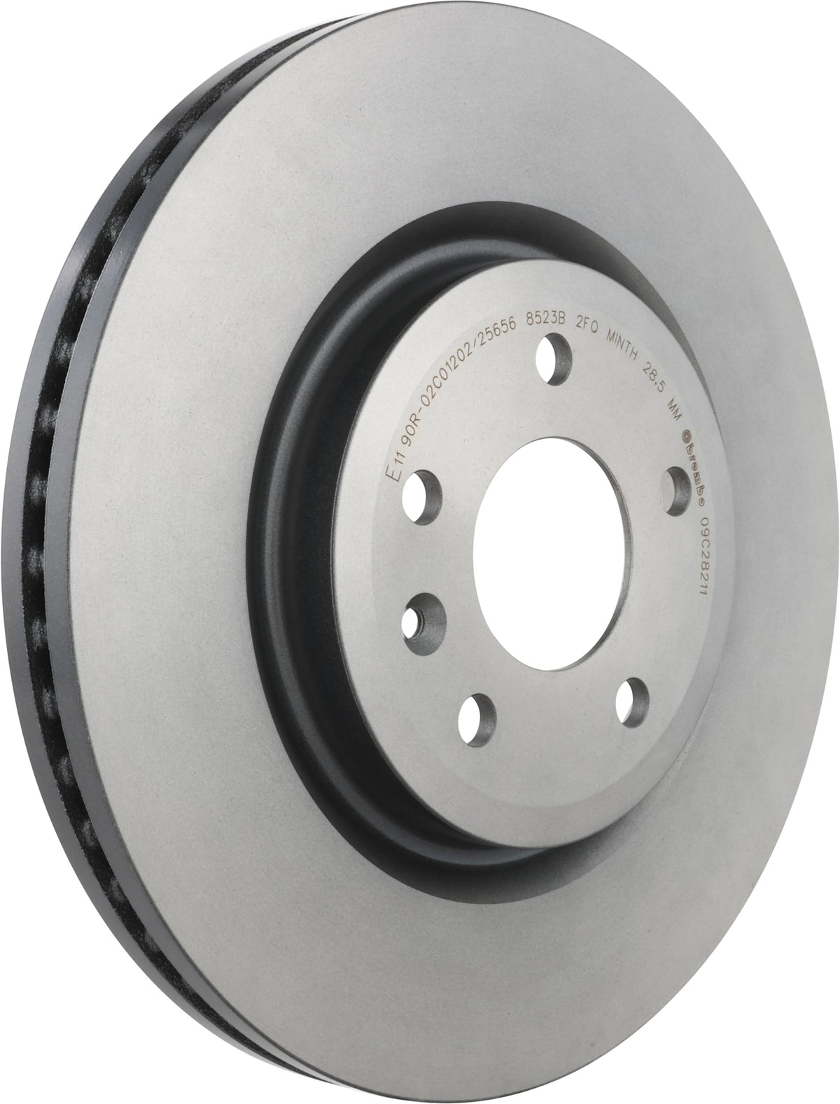 BREMBO 09C28211C02 Brembo 09.C282.11 UV Coated vented Front Brake Rotor FORD USA/LINCOLN OE# CB5Z1125A
