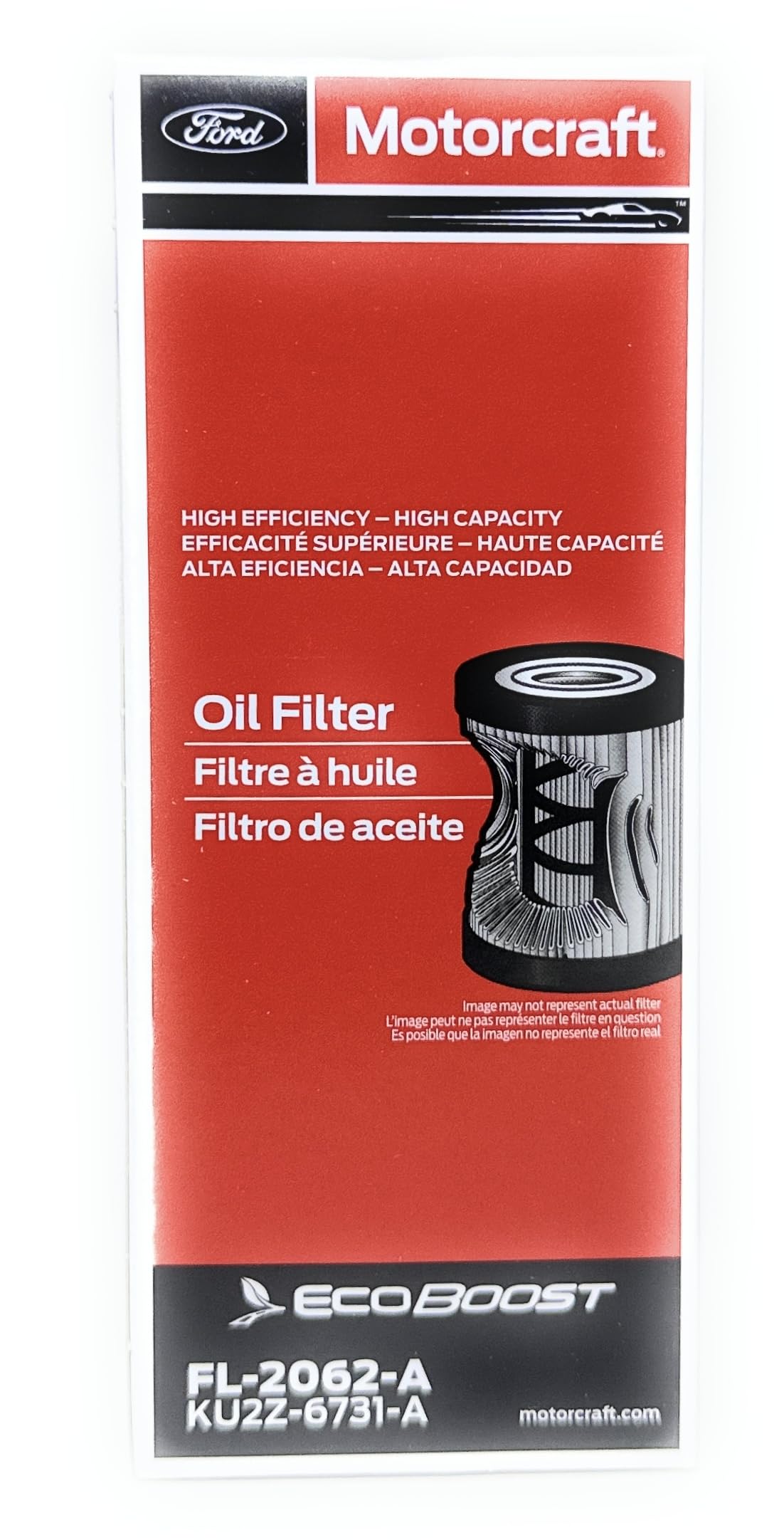 Motorcraft FL2062A Ford Engine Oil Filter (Pack of 6