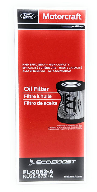 Motorcraft FL2062A Ford Engine Oil Filter (Pack of 6