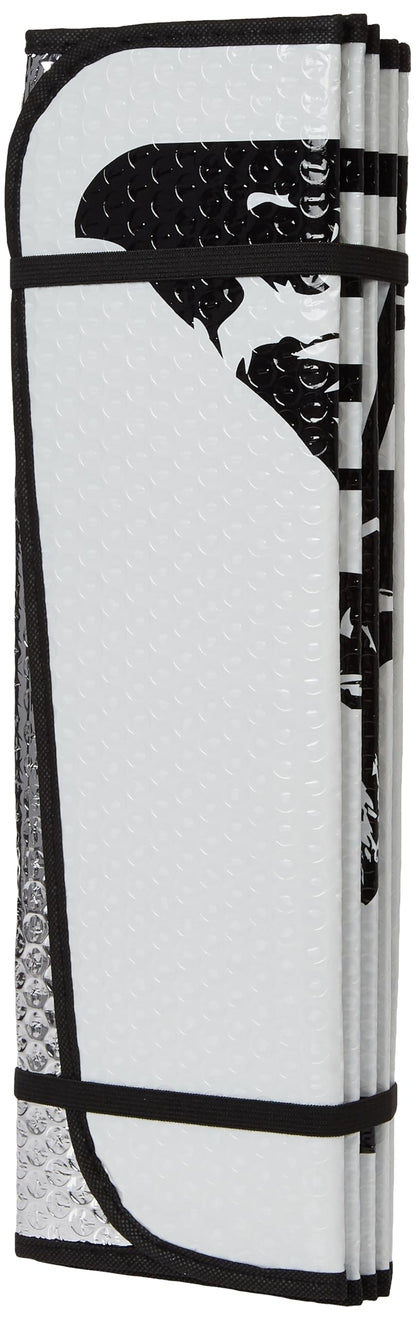 TERAFLEX 5028702 JL | JT: TeraFlex Windshield Sunshade w/out ADAS, Black, Silver