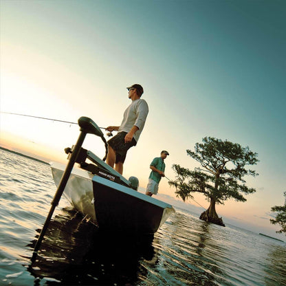 MINN KOTA 1355970 Minn Kota Edge Bow-Mount Electric Trolling Motor with Foot Pedal Control – 70 Lb. Thrust, 45 In. Shaft, Freshwater