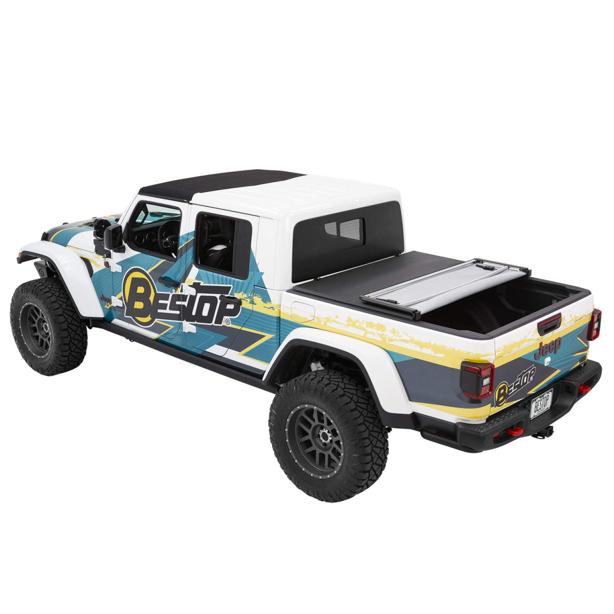 BESTOP 16280-17 Bestop EZ-Fold Soft Tonneau 1628017 for Jeep Gladiator JT 2020-2027