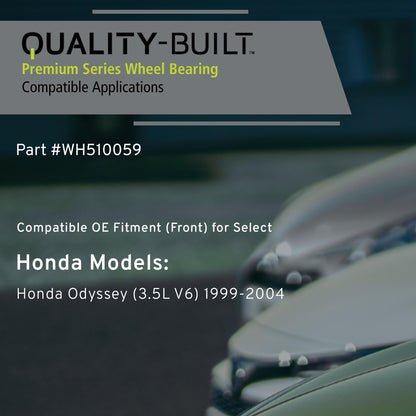 MPA WH510059 Mpa WH510059 04-99 HONDA ODYSSEY:FRONT