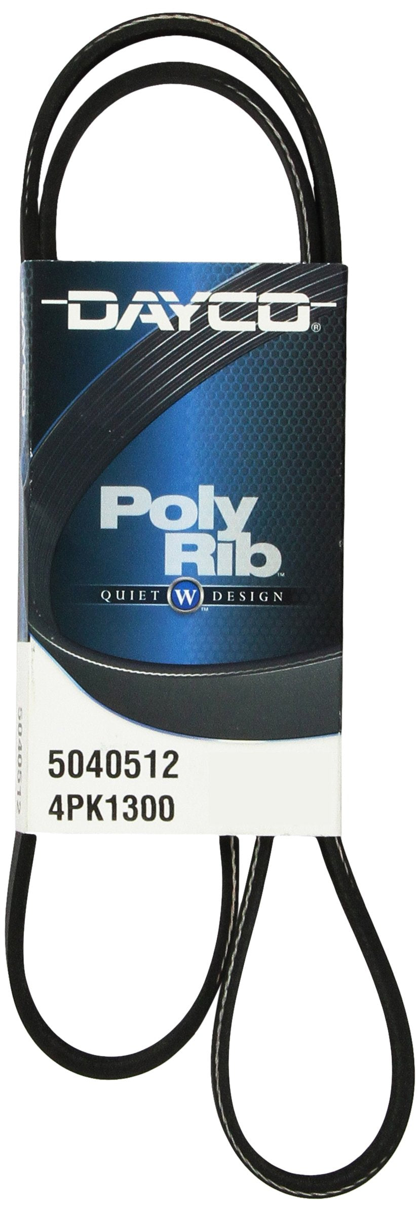Dayco 5040512 Poly Rib Serpentine Belt,Black