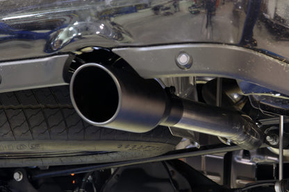 FLOWMASTER 817850 Flowmaster 817850 American Thunder Axle-Back Exhaust Kit 2.5 Inch 409 Stainless Steel 4.5 Inch Black 304 Tips Compatible with 2019-2024 New Body Ram 1500 5.7L 2/4WD except Factory Single Tailpipe