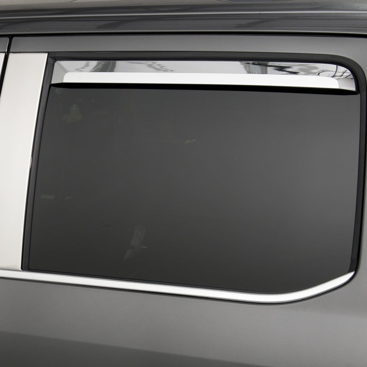 PUTCO 480065 Putco 480065 Element Chrome Window Visor in Channel 4pc
