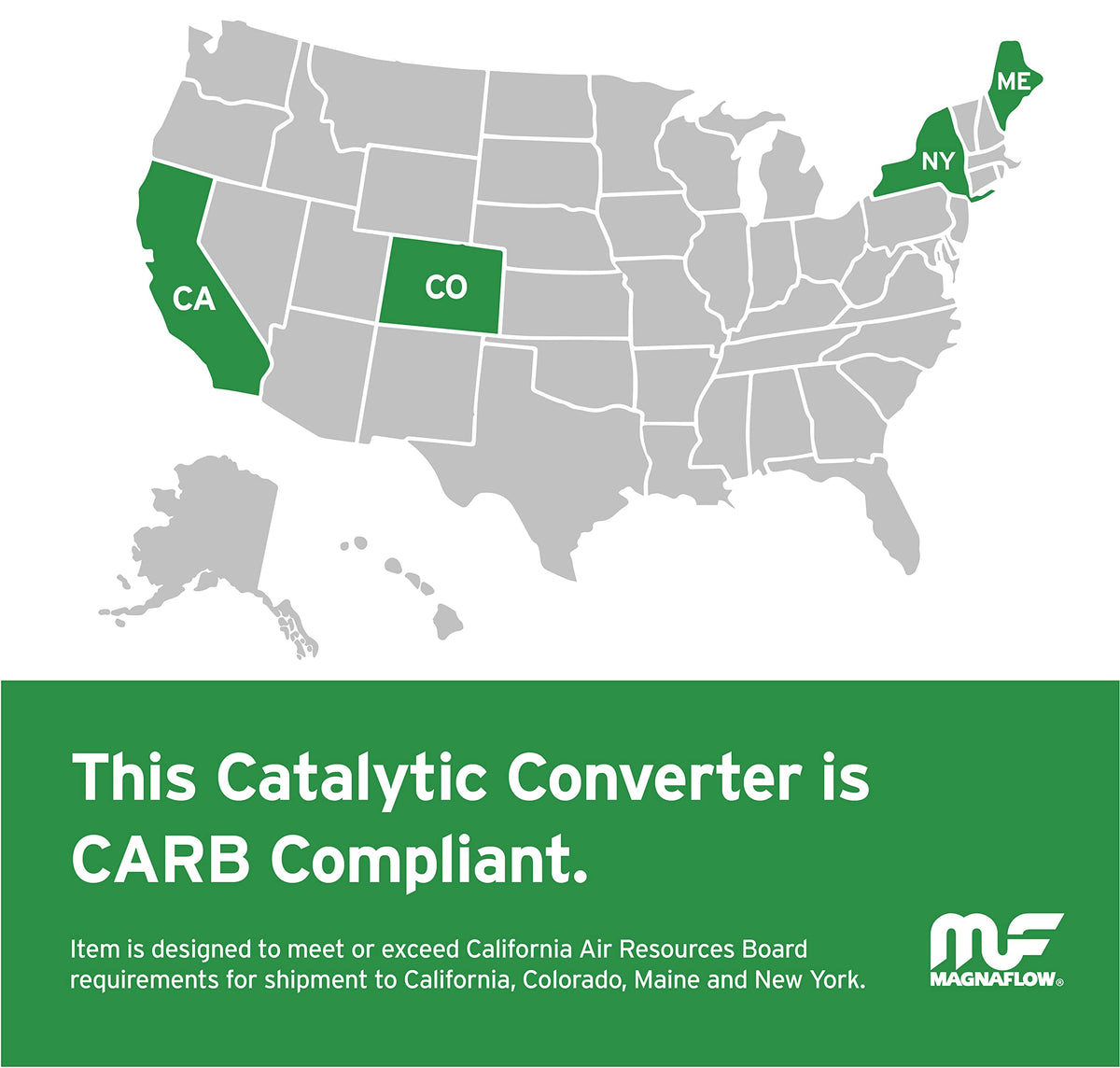 MAGNAFLOW 408034 MagnaFlow Universal Catalytic Converter 408034 (CARB Compliant)