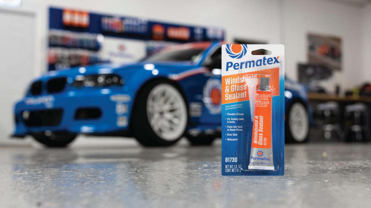 PERMATEX 81730 Permatex 81730 Flowable Silicone Windshield and Glass Sealer, 1.5 oz.