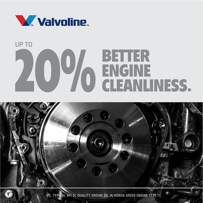 VALVOLINE 798151 Valvoline 4-Stroke Motorcycle 10W-40 Motor Oil 1 Quart