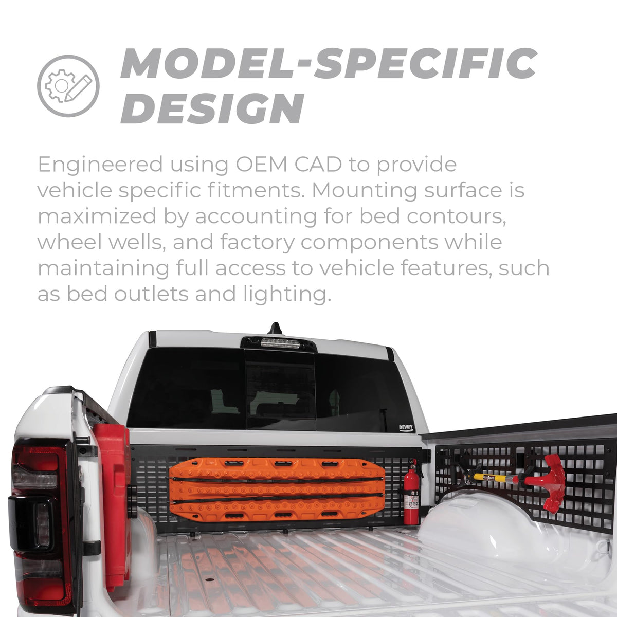 PUTCO 195431 Putco Truck Bed Driver Side MOLLE Panel - Fits Nissan Frontier 2005-2021 6'2'' Bed