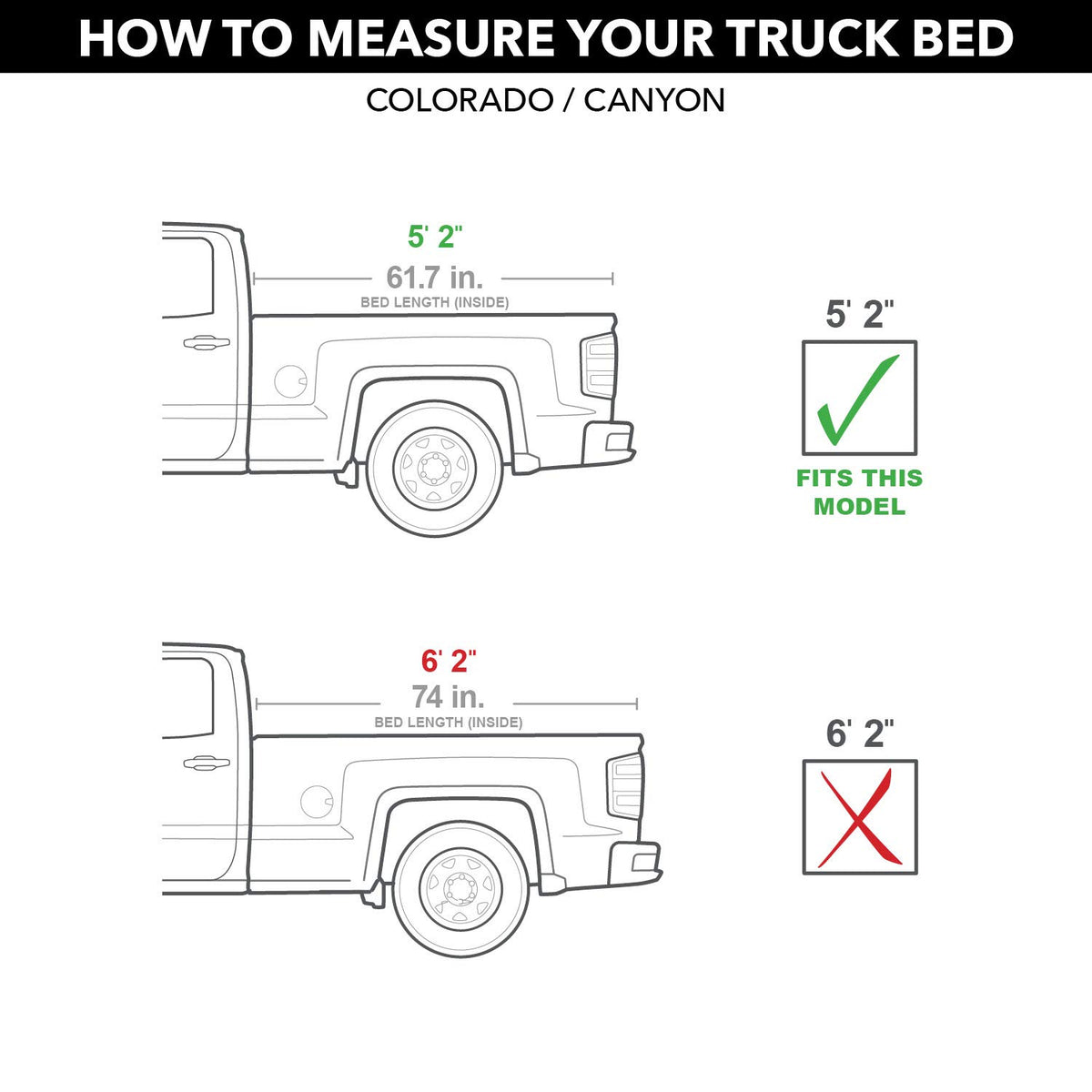 TRUXEDO 549901 RealTruck TruXedo Lo Pro Soft Roll Up Truck Bed Tonneau Cover | 549901 | Fits 2015 - 2022 Chevy/GMC Colorado/Canyon w/Sport Bar 5' 3" Bed (62.7")