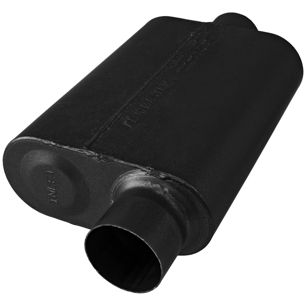 FLOWMASTER 8043041 Flowmaster 8043041 40 Series Muffler 409S - 3.00 Offset In and 3.00 Center Out - Aggressive Sound