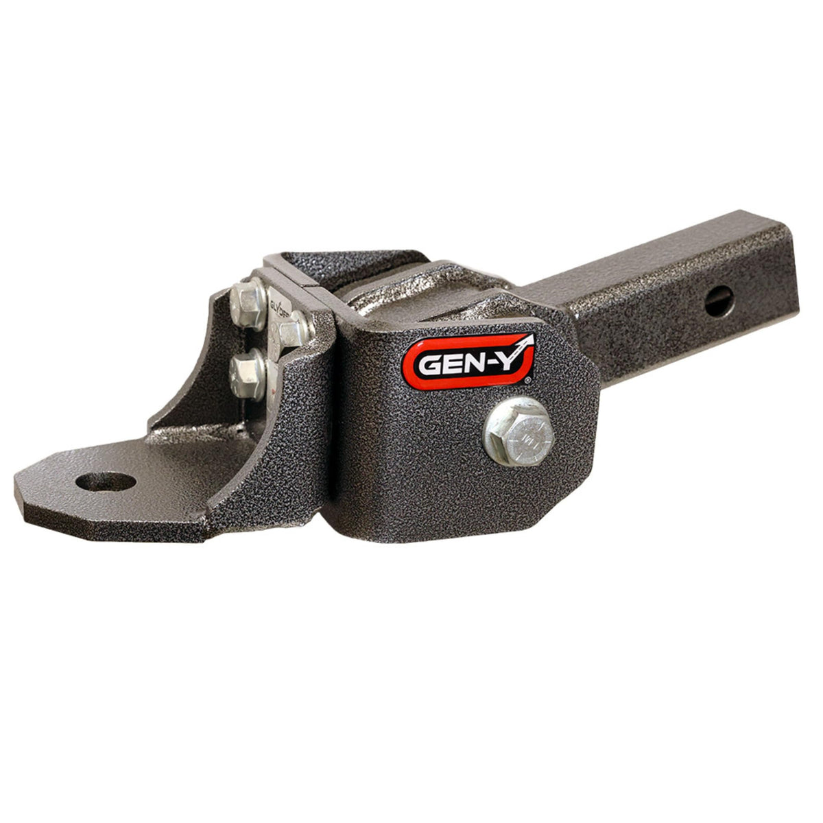 GEN-Y HITCH GH-12001 GEN-Y Hitch Ball Mount for 2" Receiver - Ball Platform with 1″ Diameter Mounting Hole, 2" Drop, 7,000 lbs Towing Capacity, 700 lbs Tongue Weight, Silver, Made in USA