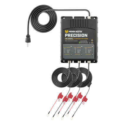MINN KOTA 1833301 Minn Kota Precision MK-330PCL On-Board Marine Battery Charger – 3 Banks, 10 Amps Each