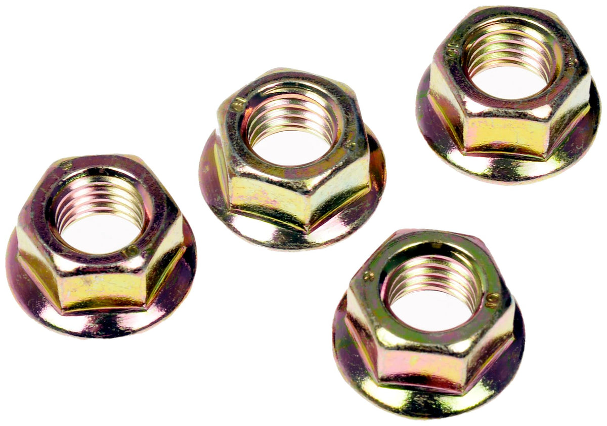 DORMAN 962-017 Dorman 962-017 Serrated Flange Hex Nut-Class 10.9- M10-1.50, 4 Pack Universal Fit