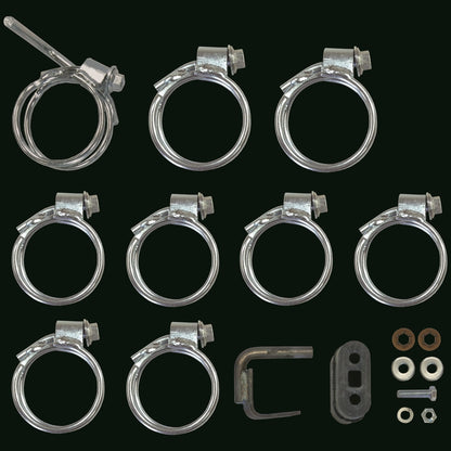 FLOWMASTER 17417 Flowmaster 17417 American Thunder Cat-Back Exhaust Kit 2.5 Inch Aluminized Steel 3 Inch Polished 304 Stainless Steel Tips Compatible with 2004-2008 Ford F-150 Lincoln Mark LT 4.6L 5.4L