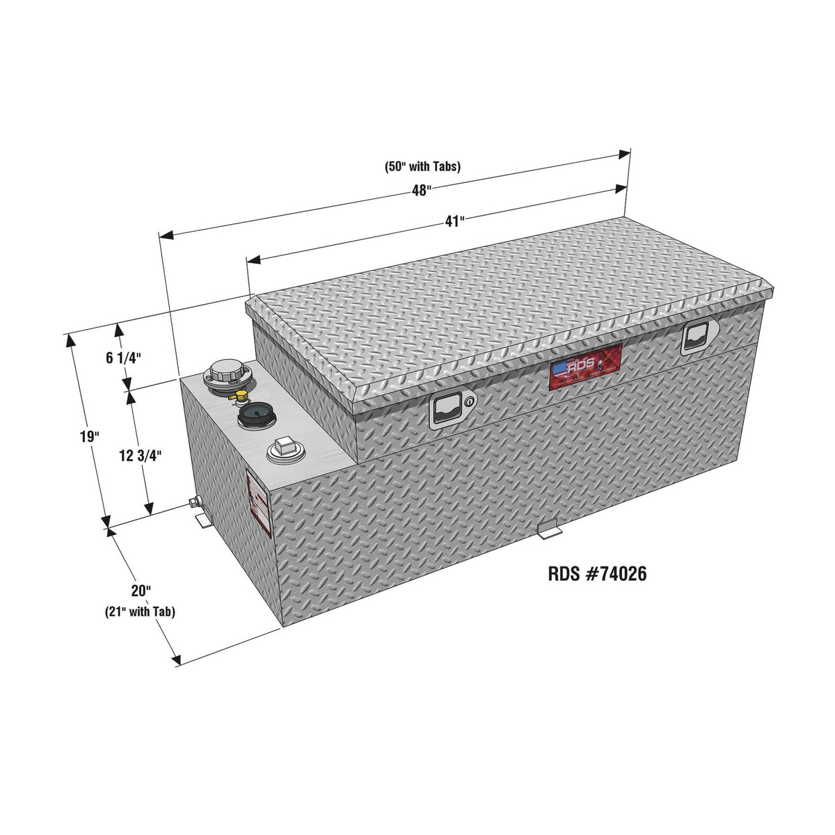 RDS MFG INC 74026PC RDS MFG - 74026PC INC Transfer Tool and Fuel, 50 Gal