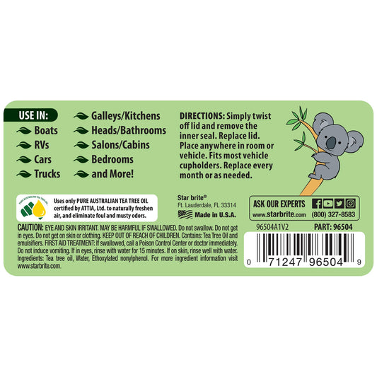 STAR BRITE 096504 STAR BRITE Tea Tree Oil Spray - Odor Eliminator