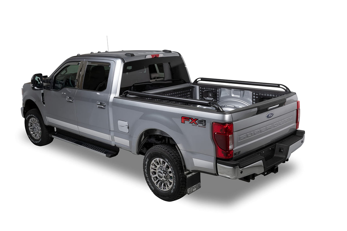Putco 47802 Putco Black Nylon Boss Locker Side Rails Fits GMC Sierra 3500/Chevy Silverado 3500 2015-2019 8' Bed Dually