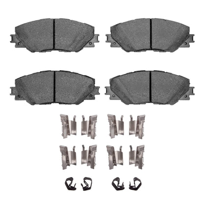 Dynamic Friction 1551-1211-01 DFC Front 5000 Advanced Brake Pads