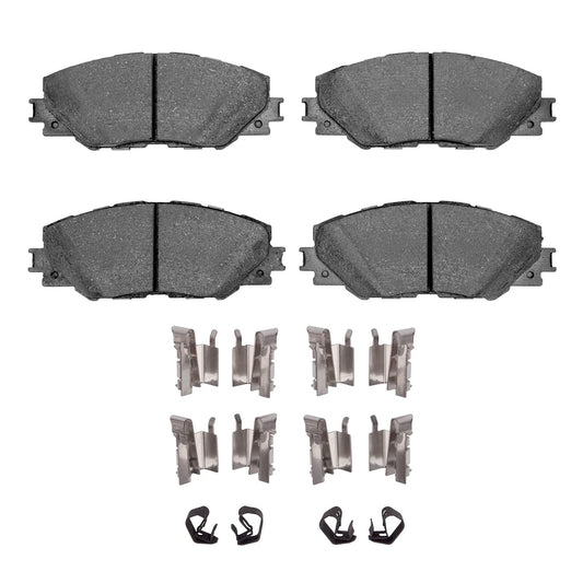 Dynamic Friction 1551-1211-01 DFC Front 5000 Advanced Brake Pads