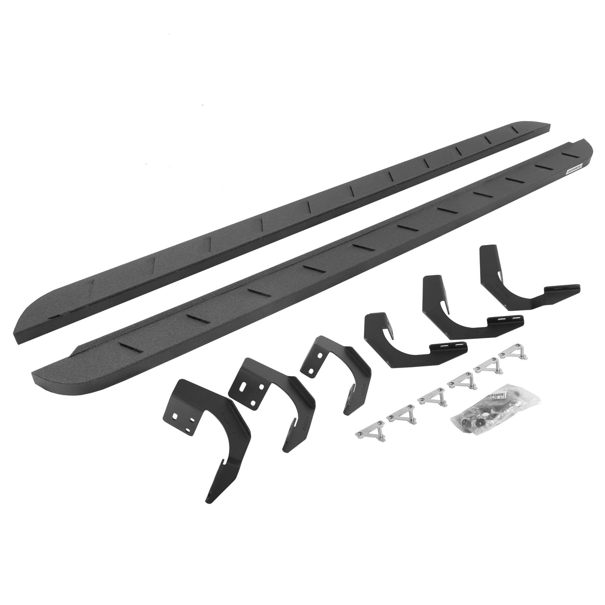 GO RHINO 63430680ST Go Rhino RB10 Slim Running Boards & Brackets – Galvanized Steel, Protective Bedliner Coating – 63430680ST – Fits 2019-2024 RAM 1500 Quad Cab Pickup (New Body Style Only. Excludes Classic Body Style)