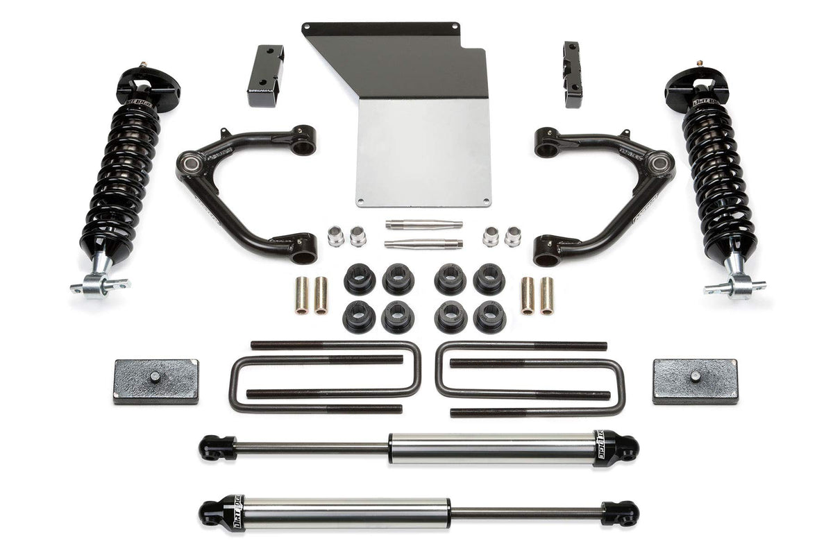 FABTECH K1063DL Fabtech K1063DL 4in Lift System w/Shocks
