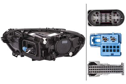 Hella 015086561 Hlmp Rh Led Dynamic Sae Mb Cla 19