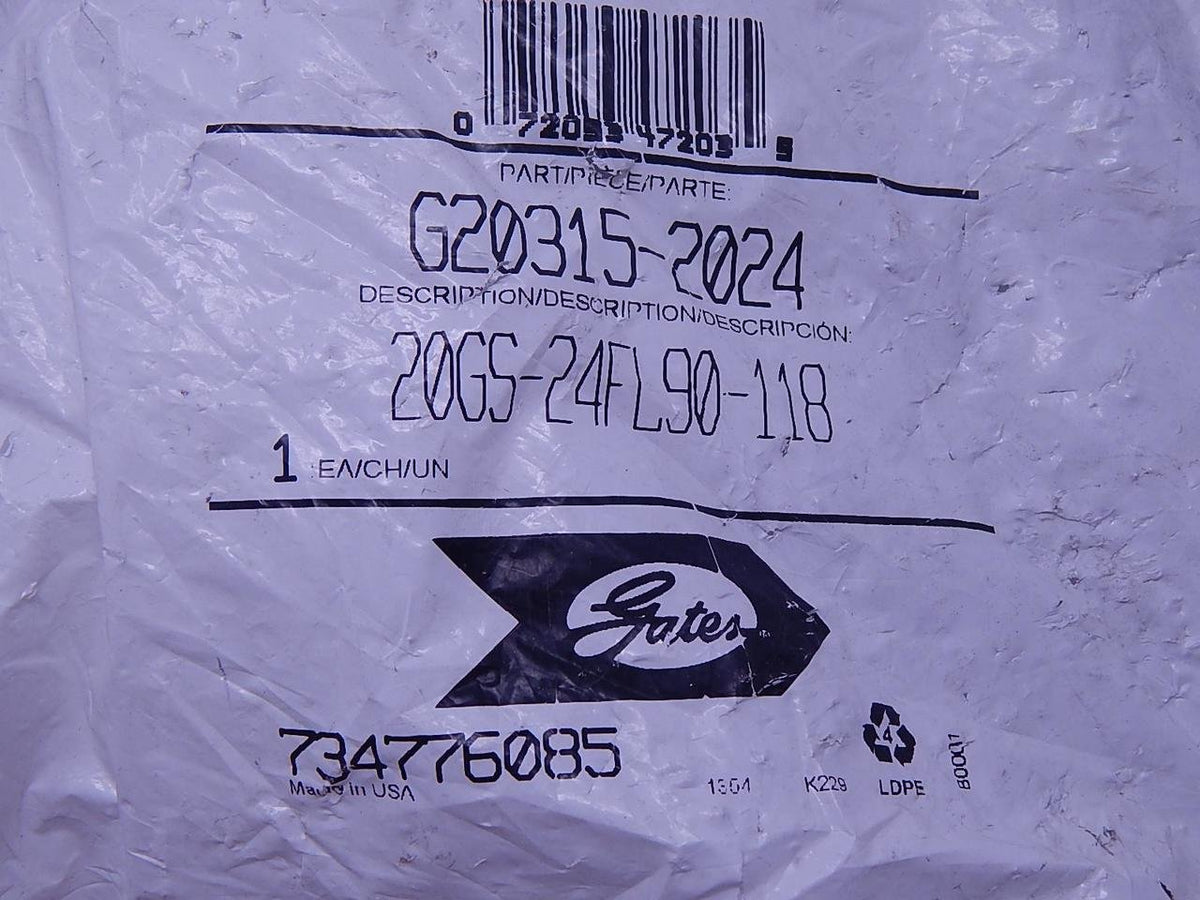 Gates G20315-2024 GlobalSpiral Couplings, Code 61 O-Ring Flange