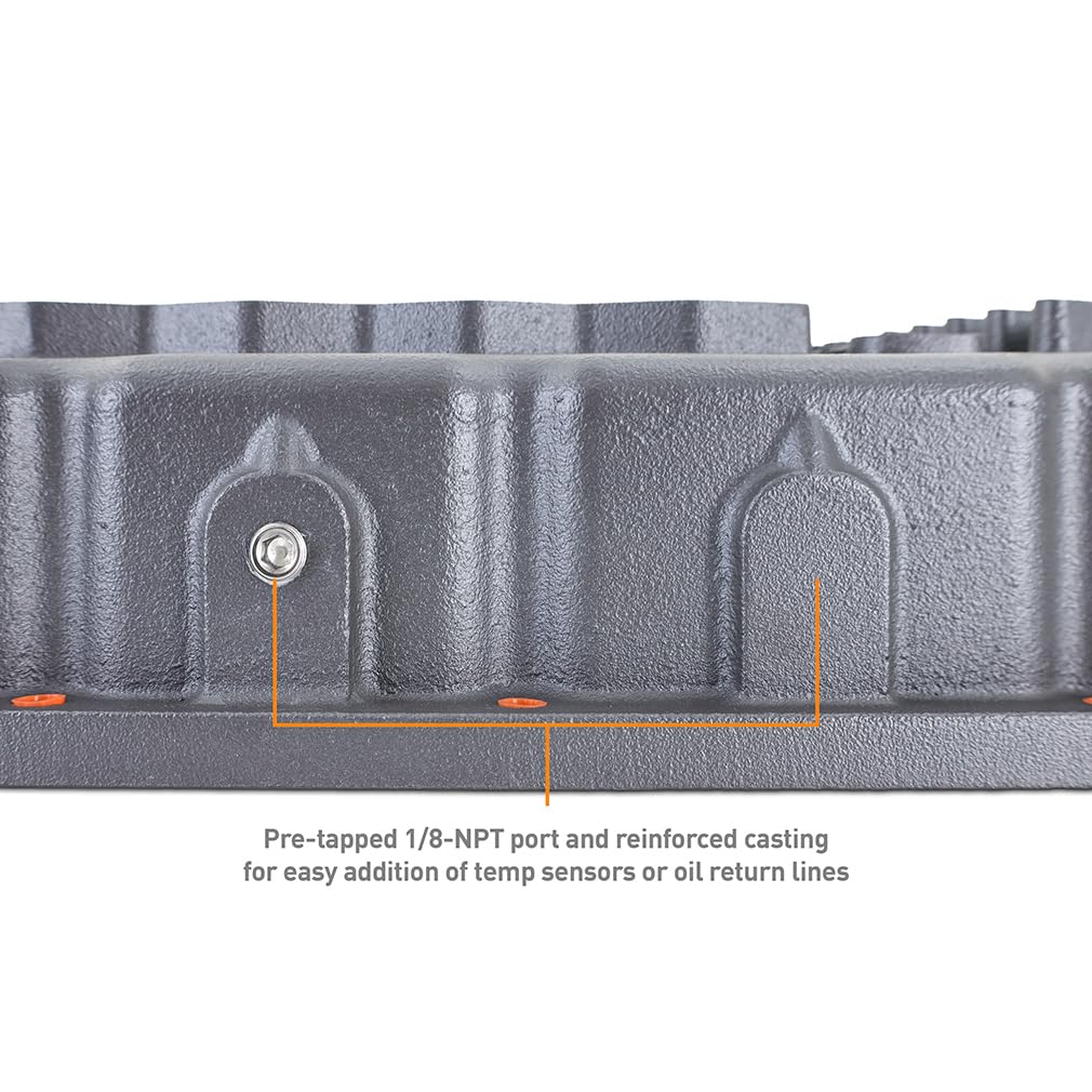 MISHIMOTO MMTP-RAM-07 Mishimoto Transmission Pan for Dodge Ram 6.7L Cummins 2007.5-2024