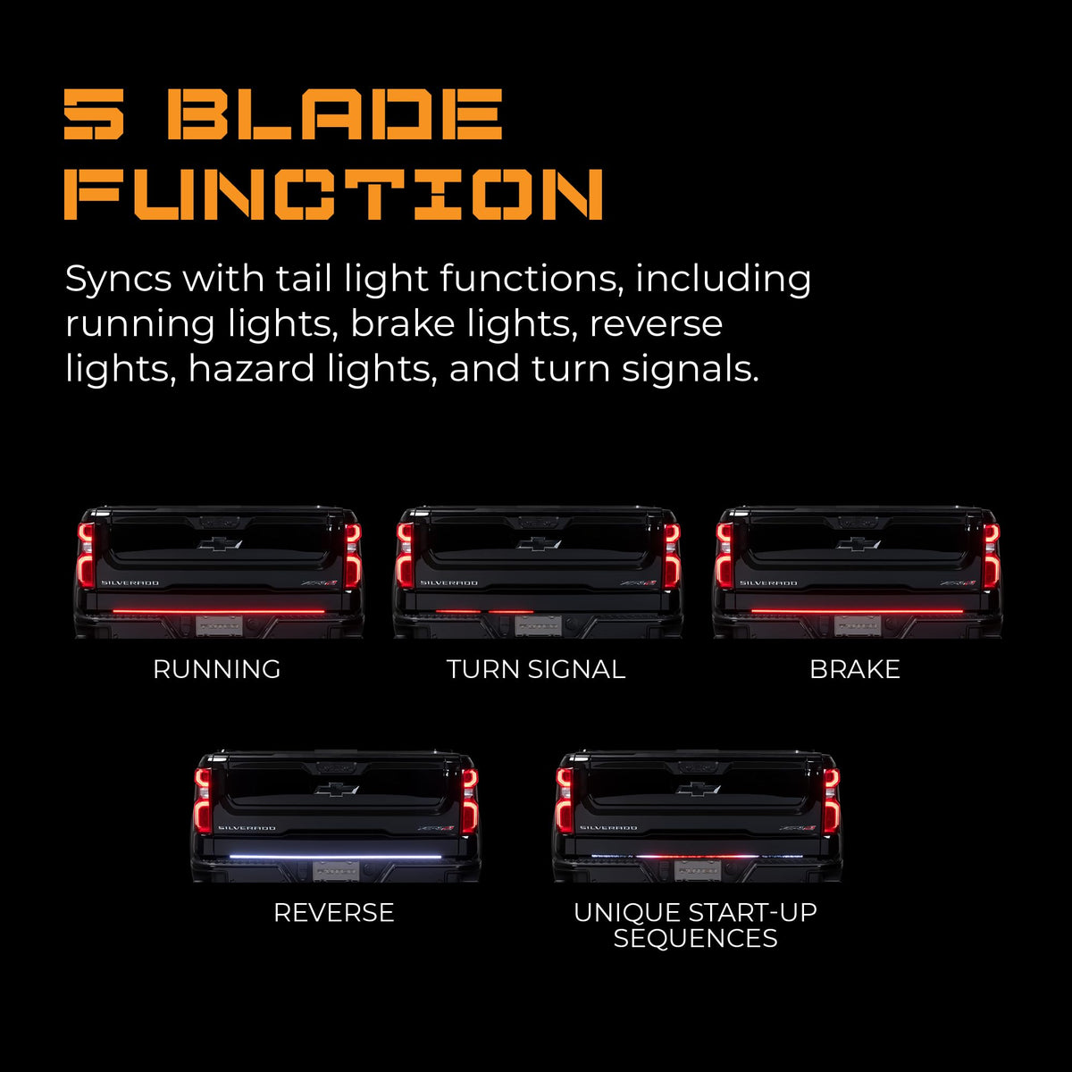 PUTCO 760060-12 Putco Freedom Blade Tailgate Light Bar with Plug-N-Play Connector - Fits Ford F150 Equipped with Factory Halogen Taillamps 2021-2023