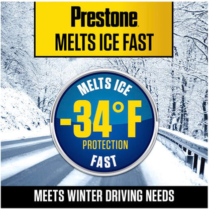PRESTONE AS253 Prestone AS250 De-Icer / Winter Windshield Washer Fluid, 1 Gallon