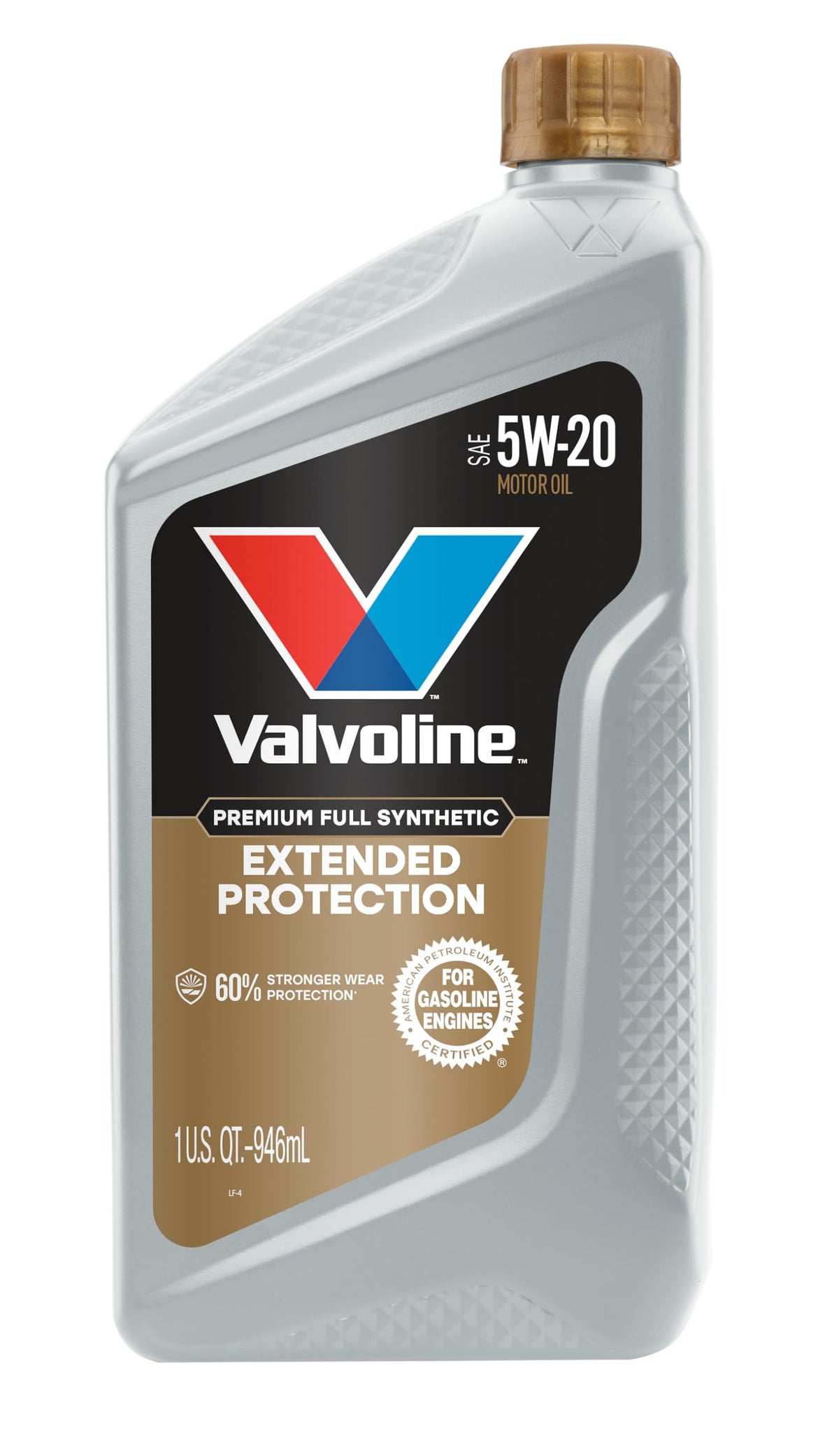 VALVOLINE 891680 Valvoline Extended Protection Full Synthetic Motor Oil SAE 5W-20 1 QT