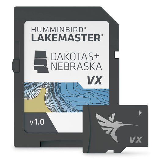 HUMMINBIRD 601001-1 Humminbird LakeMaster Dakotas + Nebraska V1 Map SD Card for Fish Finders