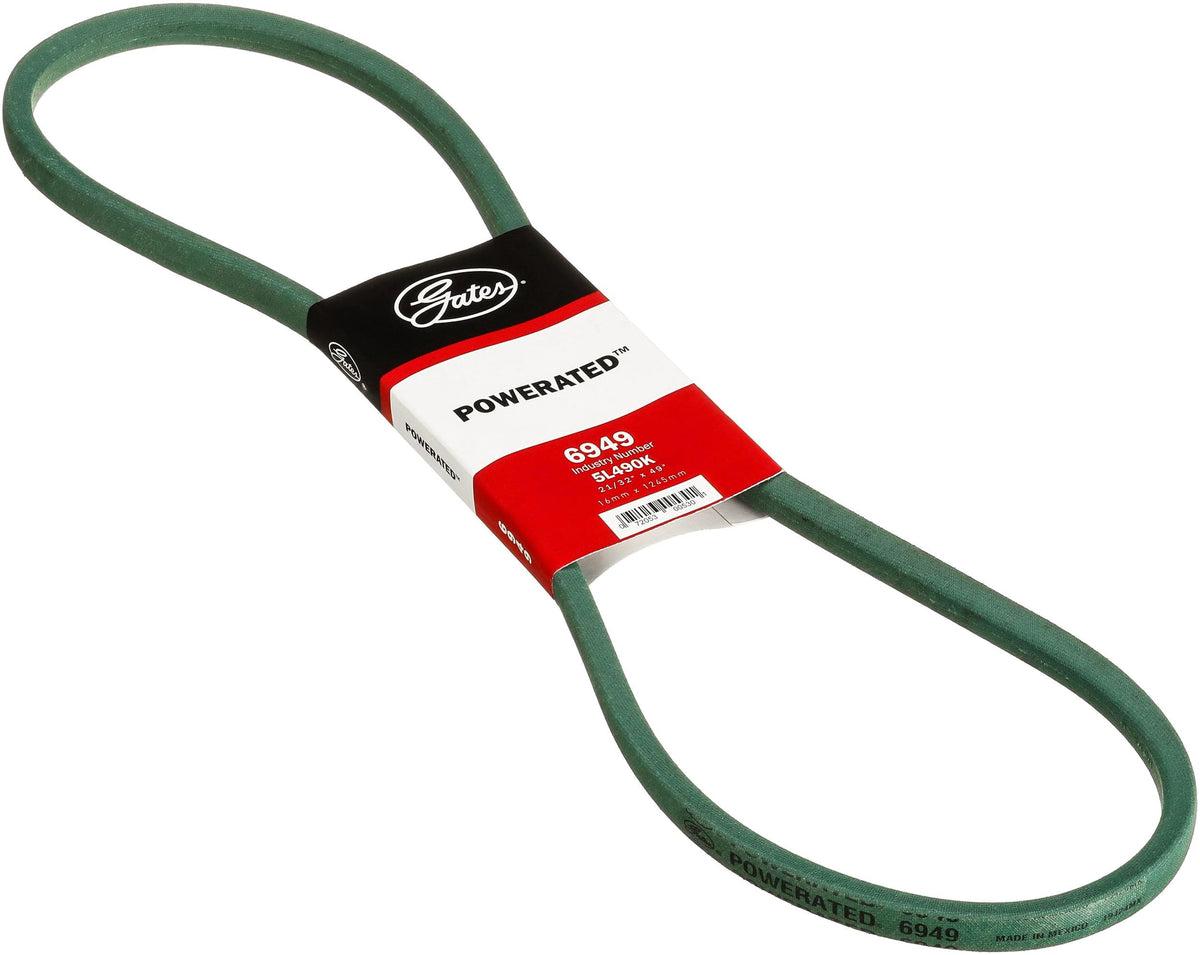 Gates 6949 PoweRated FHP Medium Horse-Power V-Belt, Black