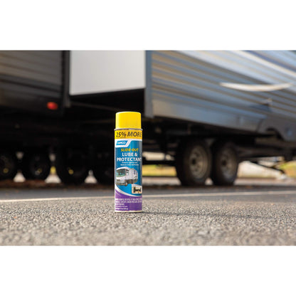 CAMCO 41105 Camco Slide Out Lube - for Metal Parts, Rollers, Door Hinges and Brake Parts - for RVs, Boats, Cars and More - 15 oz (41105)
